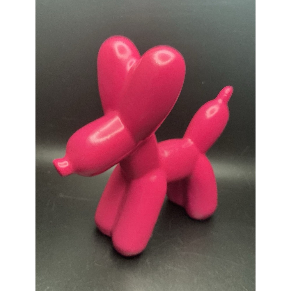 Pink Balloon Dog 7" Sculpture, No Feeding Required